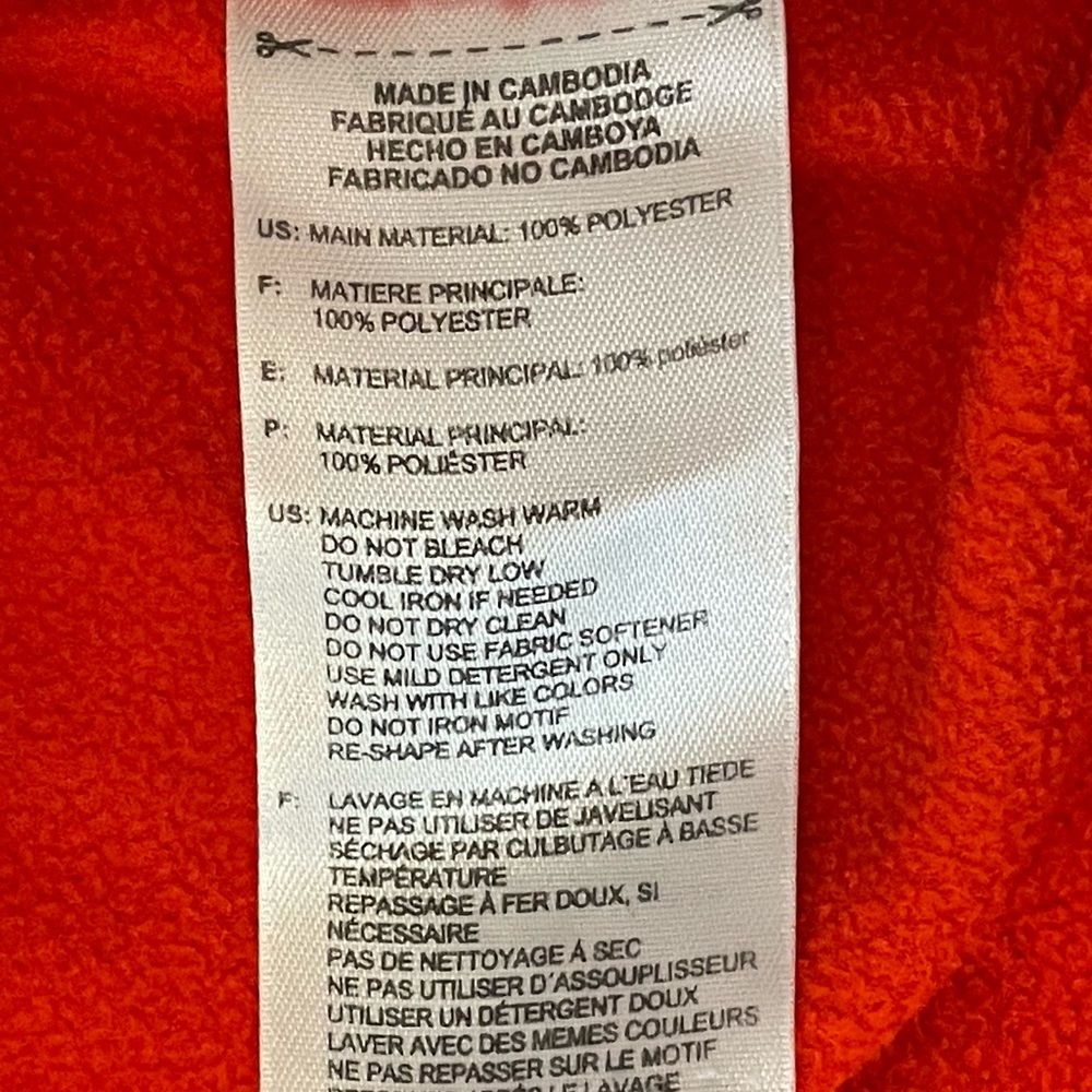 Adidas Men's Orange Hoodie - Picture 9 of 10